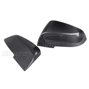 Cubiertas de Espejos Retrovisores Laterales de Fibra de Carbono Real para BMW Serie 3 F30 F31 F35 Serie 4 F32 F33 F36 2013-2018 - Product Image 3