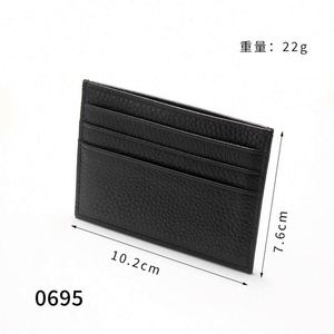 Pofeis Custom Luxury Open Portable Short Unisex Credit <b>Card</b> Holders <b>Wallet</b> with Polyester Lining RFID Blocking Large Capacity - Product Image 2