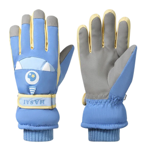 Gants d'hiver imperméables pour enfants, mignons, coupe-vent, épais, pour filles de 7 à 12 ans, pour le ski en plein air - Product Image 2