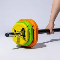 Équipement de fitness à domicile Body Barbell Pump Set avec barre creuse chromée