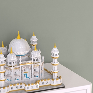 W0501-W0607 <strong>Taj</strong> <strong>Mahal</strong> World Famous Building Creative Decoration <strong>Mini</strong> Building Block Plastic Toy <strong>Gift</strong> for Kids Boys - Product Image 3