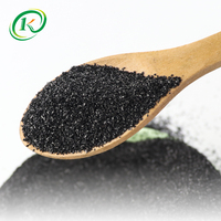 Charbon actif granulaire de coque de noix de coco (GAC), valeur d'iode élevée 1000+ pour cartouche de filtre à eau, lavé à l'acide faible teneur en cendres