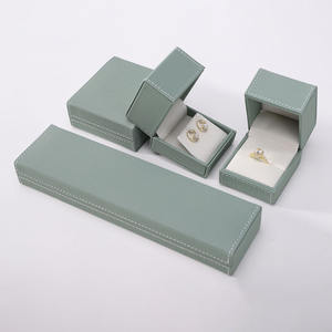 Caja para Joyería de Lujo, Caja con Bisagras Personalizada, Caja de Regalo para Joyería con Tapa Abatible, Inserto de Gamuza, Logotipo Personalizado en Relieve, Suministro Directo de Fábrica - Product Image 4