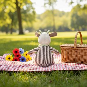 Jouets en peluche personnalisés en gros, motif lapin mignon de dessin animé, série ferme, animaux en peluche doux pour enfants, pour la décoration de la maison et les fêtes - Product Image 5