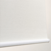 Stores enrouleurs sans fil semi-occultants en tissu blanc écologique pour chambre à coucher, sur mesure, avec cassette