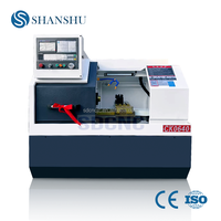 Tour CNC horizontal CK0640, mini-tour de précision à moyenne charge, portée de 80 mm, homologué CE pour le travail des métaux, à faible coût