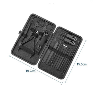 Wellflyer MS-741 Chất Lượng Cao Làm Móng Tay Móng Tay Clipper <span class=keywords><strong>Set</strong></span> Màu Đen Kim Loại Nail Clipper Hộp Cho Người Lớn Người Đàn Ông Và Phụ Nữ Trang Điểm Cách Sử Dụng - Product Image 2