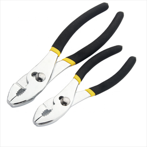 Pince à bec rétractable multifonction réglable 6 et 8 pouces pour pompe à eau 45 # Outil de réparation automobile et de plomberie à mâchoires en acier à 2 positions - Product Image 1