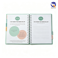 Carnet à spirale personnalisé avec logo imprimé, 100 feuilles, prix d'usine, pour étudiants, enfants, écriture, dessin, cadeau, vente en gros