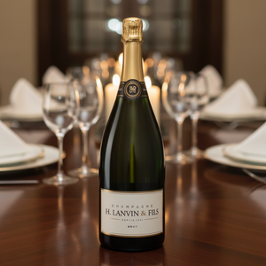 Vino Espumoso Premium H Lanvin & Fils-Brut Magnum - 150Cl - Semiseco - 12.5% - Aperitivo de Champán Francés - Product Image 1