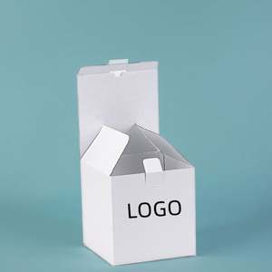 Manufacturer Recycled <b>Candle</b> Boxes Logo Customized White Paper Folding Shipping Packaging Corrugated Carton for Craft Cosmetic - Product Image 2