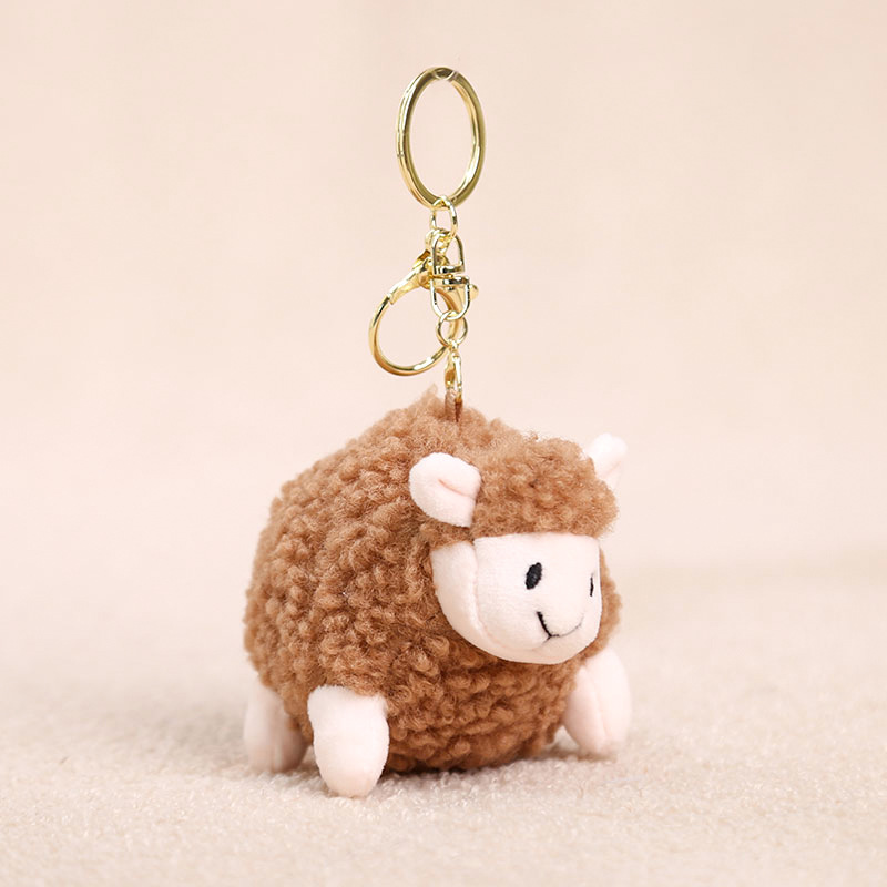 Lie posture sheep brown