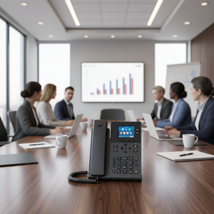 Teléfono VoIP de Oficina KS31, 2 Cuentas SIP, Audio HD, Pantalla a Color de 2.4 Pulgadas, Teléfono IP de Escritorio Empresarial para Centros de Llamadas, Precio de Fábrica - Product Image 1