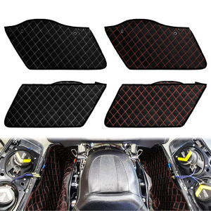 Kit de Forro para Alforjas de Motocicleta para <span class=keywords><strong>Harley</strong></span> Touring Road King, Alforjas de Fábrica 1993-2013, Acolchado de PU Impermeable, Extensible y Cónico - Product Image 2