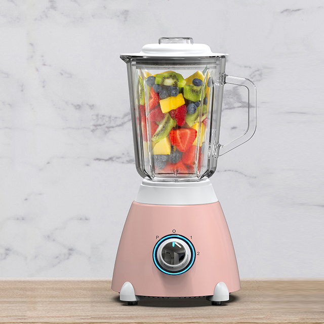 Electric Mixer Food Blender Smoothie Multifunctional High Speed Glass Stainless Steel Jug Blender With Covers
