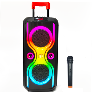 L8807-2 Customize Product BT Party Speaker Dual 8inch Horn Big <strong>Subwoofer</strong> Speaker With <strong>Remote</strong> <strong>Control</strong> - Product Image 1