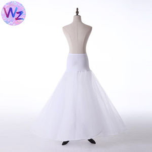 <span class=keywords><strong>Jupon</strong></span> de <span class=keywords><strong>mariage</strong></span> surdimensionné à 1 <span class=keywords><strong>cerceau</strong></span> et 2 couches de fil, avec dentelle corset, style jupe trapèze - Product Image 4