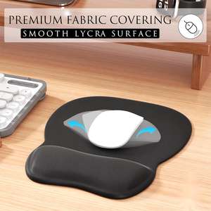 <span class=keywords><strong>Tapis</strong></span> <span class=keywords><strong>de</strong></span> <span class=keywords><strong>souris</strong></span> en gel <span class=keywords><strong>ergonomique</strong></span> <span class=keywords><strong>de</strong></span> haute qualité avec repose-poignet et base en PU antidérapante pour un calcul confortable - Product Image 2