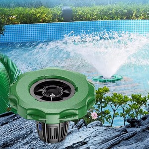 Bomba de Agua Flotante Circulante Ecológica de Metal para Estanques de Peces, Alto Flujo 600L, Diseño Redondo Bj COP-10000 - Product Image 1