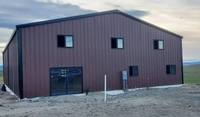 Bâtiment en acier préfabriqué moderne, durable et écologique, personnalisable, pour poulailler, ferme, garage ou abri, facile à installer