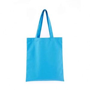 Custom Printed Recycle <b>Plain</b> Organic Cotton Tote Bag <b>Large</b> Size Reusable <b>Canvas</b> Cotton Shopping Bag - Product Image 2