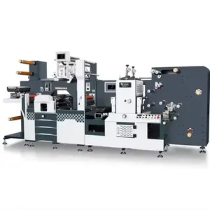 MDC-360-PLUS two way flexo printing high speed rotary die cutting machine servo motor with slitting and sheeter