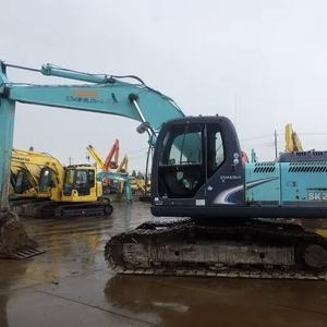 Excavatrice Kobelco Sk200 d'occasion de 20 tonnes, modèle 2022, en bon état, avec pompe hydraulique et moteur testés et inspectés, en vente - Product Image 4