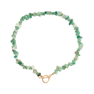 Collar Gargantilla <span class=keywords><strong>2026</strong></span> con Perlas Irregulares Grandes y Elegantes, Adorno de Piedras y Detalles en Turquesa Verde para Mujer - Product Image 4