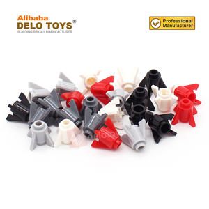Delo ของเล่นวัสดุ ABS สร้างบล็อกชิ้นส่วนของของเล่นจรวดอิฐพลาสติก, รอบ1x1กับครีบ52394 (NO.4588) - Product Image 4