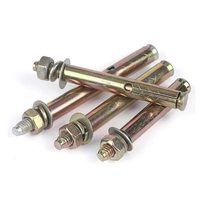 Vis d'Expansion en Acier Galvanisé au Carbone Classe 4.8 8.8 10.9 12.9 Plaqué Zinc Jaune Boulon d'Ancre Dyna Bolt
