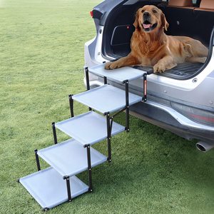 Échelle de <span class=keywords><strong>chien</strong></span> pliable extérieure canbo Échelle réglable Échelle portative de transport élevé pour animaux de compagnie - Product Image 1