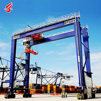 Promotion YUFEI Grue portique mobile électrique à télécommande à poutre simple de 25 tonnes, hauteur maximale de 25 mètres, fabriquée en Chine