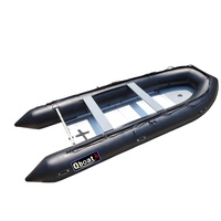 Haute qualité 15FT 10 passagers coque en aluminium gonflable ponton de pêche Kayak dérive bateau de sauvetage PVC matériel 1.2mm pour