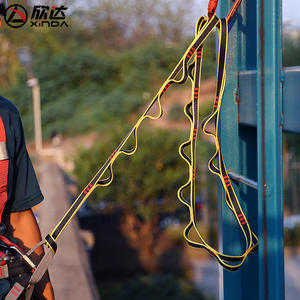 Cuerda de Escalada Xinda Chrysanthemum de 180 cm, Amarilla, Equipo de Escalada, Correa Plana, para Montañismo y Uso en Exteriores - Product Image 5