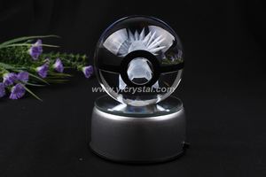 Nuevo Estilo, Cristal <span class=keywords><strong>Typhlosion</strong></span> K9 de 50 mm, Tallado con Láser, Bola de Juguete de Moda para Niños, para Regalo o Recuerdo - Product Image 5