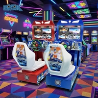 Machine de jeu d'arcade à jetons Kids Outrun 22 LCD Car Racing Simulator Game Machine