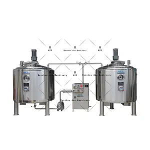 200 Liter Kokosnoot Hele Koemelk Proces Sap 1000l Batch Pasteurisator Machine En Prijs