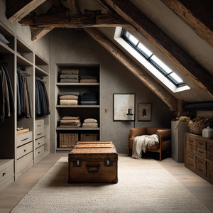 Cabina Armadio Moderna con Isola Centrale, Cassetti e Scaffali Aperti per Progetti di Camere da Letto Personalizzate - Product Image 6