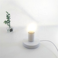 Prise d'ampoule décorative de chevet de restaurant E27 support de lampe de base lampe de table simple avec interrupteur marche/arrêt câble d'alimentation et prise