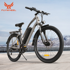 Bicicleta eléctrica urbana de 26 pulgadas con motor de 500W, batería de litio de 10.4Ah, suspensión completa, para adultos. - Product Image 2