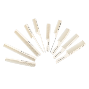 Factory Direct White Hair Cutting <strong>Shampoo</strong> With Beauty Tail Positioning Combs Lice Comb Plastic Handle - Product Image 1