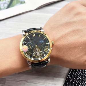 Montre de sport unisexe de luxe haut de gamme, originale et de haute qualité, en acier inoxydable, avec fond de boîtier en cristal saphir, mécanique, simple, motif dessin animé - Product Image 3