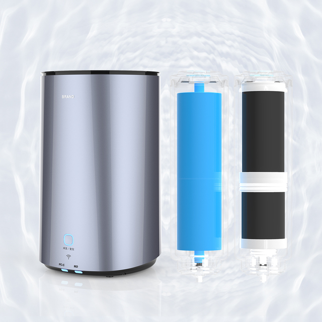 220V OEM Customized logo Large Flux Kitchen Tap Water Purifier RO Water Filter for Home Drinking