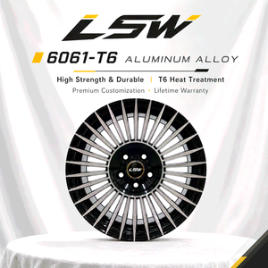 ล้อแม็กซ์ LS8094 แบบหลายก้าน สีดำเงา หน้าเจียร ผลิตจากอะลูมิเนียมหล่อขึ้นรูปชิ้นเดียว ขนาด 5.5x15 PCD 114.3 มม. ET40 - Product Image 4