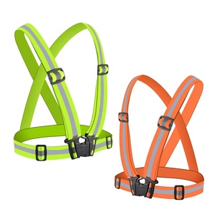 Sangles réfléchissantes Highlight Travail de nuit Sécurité Running Cyclisme <span class=keywords><strong>Gilet</strong></span> de sécurité Sangles de sécurité réfléchissantes - Product Image 5