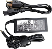 Adaptateur de chargeur d'ordinateur portable en gros 65W pour Dell XPS 13 9380 9370 Latitude 7480 19.5V 3.34A 4.5*3.0mm Chargeur pour Dell