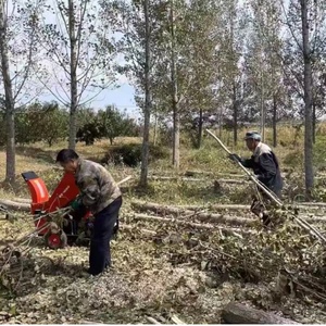 High Power Self-Propelled Orchard Grape Branch Shredder Community Landscaping Tree Branch for Straw <b>Wood</b> <b>Crushers</b> Motor Powered - Product Image 6