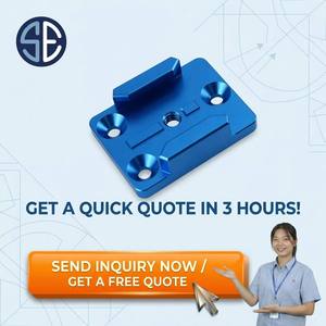 Adaptateur de montage pour caméra d'<span class=keywords><strong>action</strong></span> CNC personnalisé, support de base plat en métal de précision pour GoPro DJI, plaque de connexion pour trépied anodisée 1/4 pouce - Product Image 6