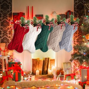 Youlun Décorations de Noël personnalisées Chaussettes tricotées brodées personnalisées Nouveaux et uniques bas de Noël pour la décoration de Noël - Product Image 4