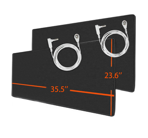 Tikar pembumian kulit 35.5 "x 23.6" ringan dengan kabel, pereda tidur & kecemasan lebih baik untuk penggunaan Manual tubuh & kaki - Product Image 1